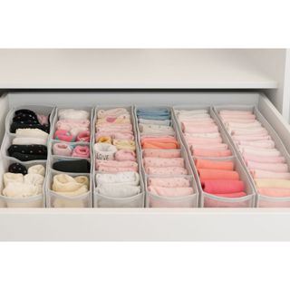 kit 10 Colmeia Pequena Organizadora de gaveta 10X15X35cm calcinha cueca meias roupas de bebe em Oferta na Shopee