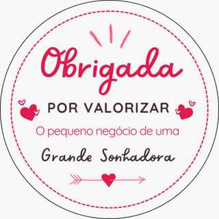 Etiquetas Adesivas Obrigada Por Valorizar O Pequeno Negócio De Uma Grande Sonhadora em Oferta na Shopee