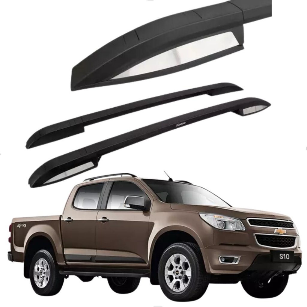 Rack Teto S10 2012 2013 2014 2015 2016 A 2023 Original Bepo Preto em Oferta na Shopee