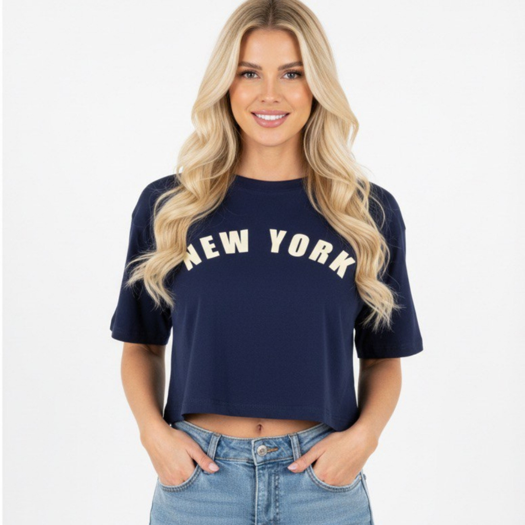 Blusa Cropped Feminino Algodão 100% Estampado Modelagem Soltinha Manga Curta em Oferta na Shopee