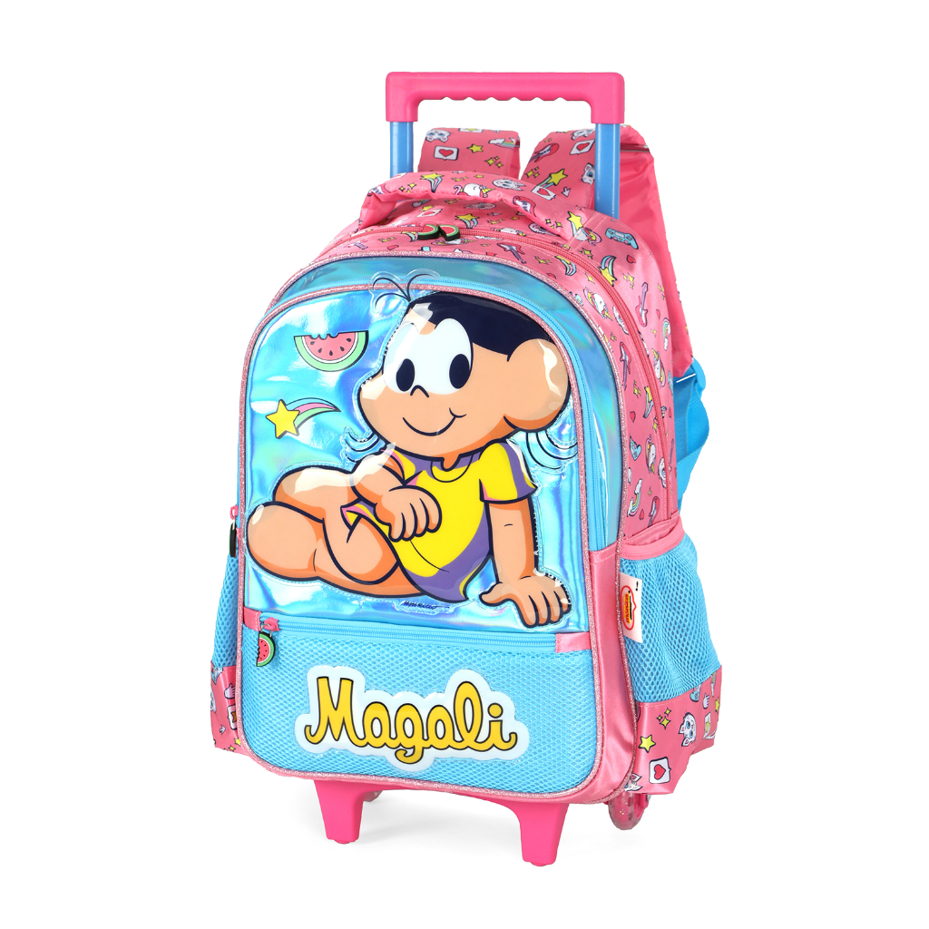 Detalhes do Mochila de Rodinhas Turma da Mônica – Magali