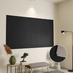 Cortina Blackout Painel com Velcro Corta Luz Sala Quarto Cozinha Janela Sem Furar Parede Fácil Instalar Várias Cores