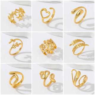 Anel de Aço Inoxidável Novo Modelo - Não Oxida, Ajustável, Estilo Atual em Oferta na Shopee