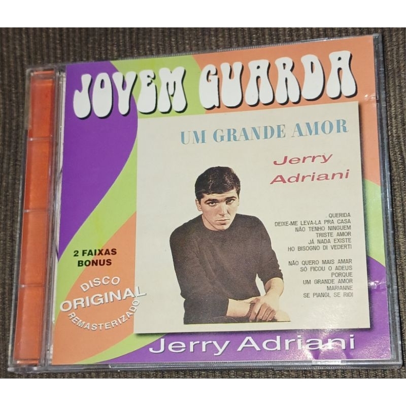 CD Jerry Adriani um grande amor jovem guarda original Y 590