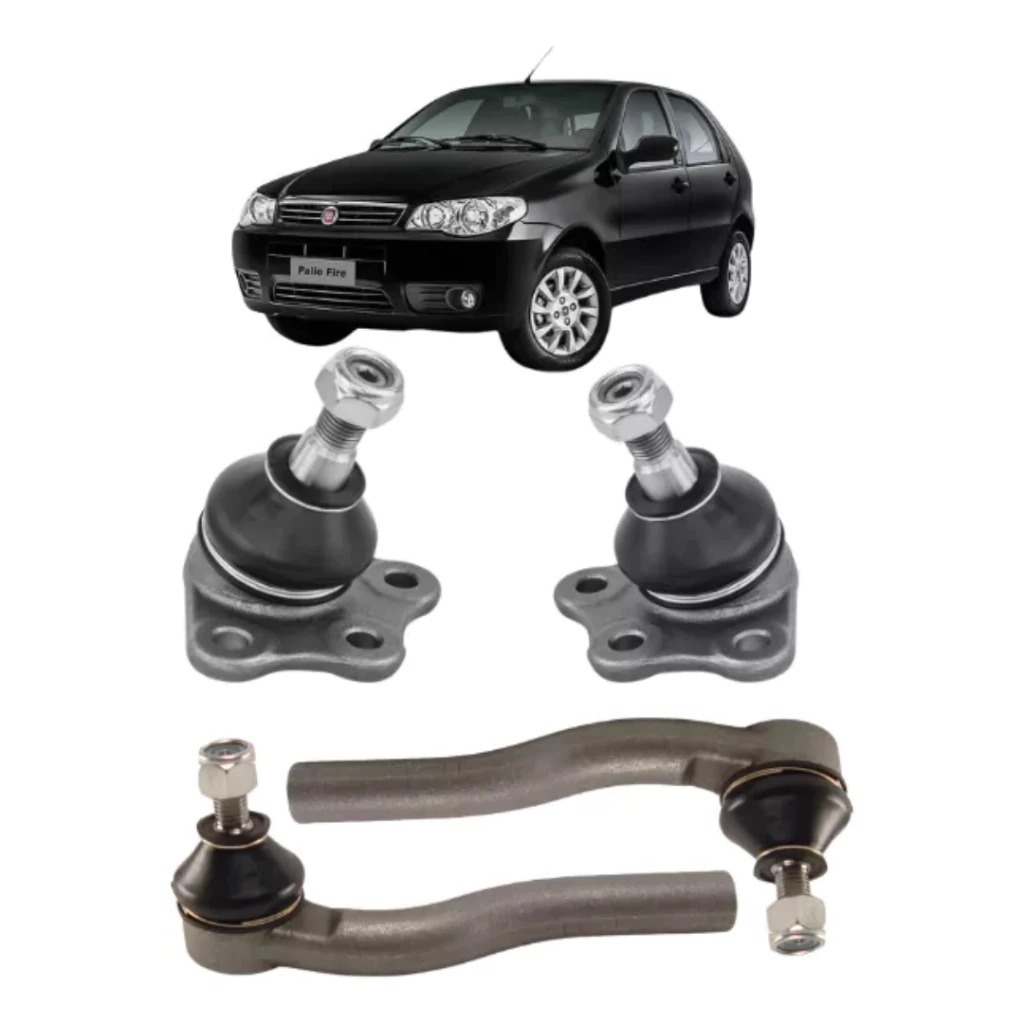 Kit Par Pivô + Par Terminal Fiat Siena Fire 2001 A 2012 em Oferta na Shopee