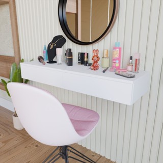 Penteadeira Suspensa 100 cm com 2 Gavetas em Oferta na Shopee