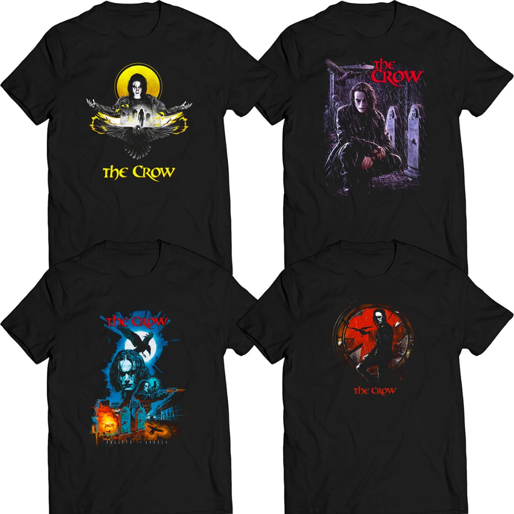 Camiseta Filme O Corvo The Crow 100% Algodão Unissex Camisas Cinema Filmes Clássicos
