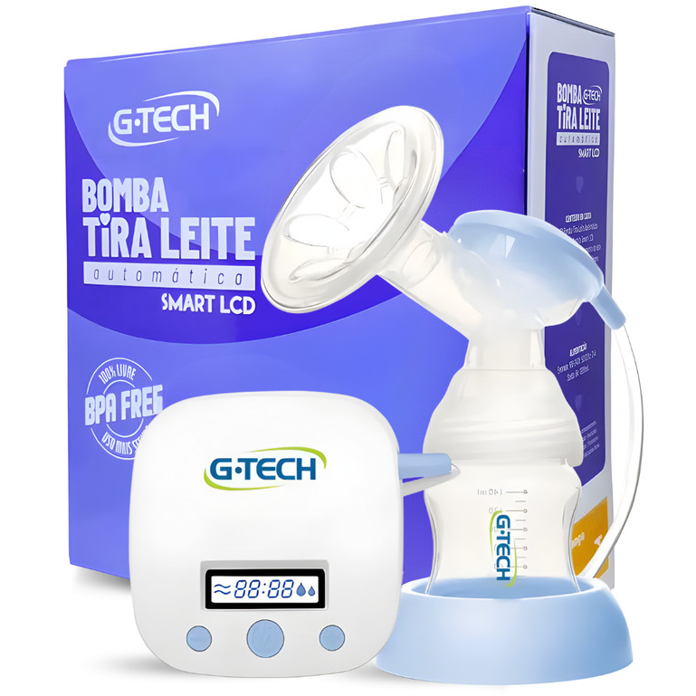 Bomba Tira Leite Materno Automática Smart LCD GTECH