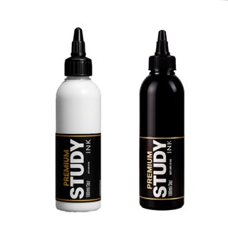 Tinta Study Inkerz - 100ml - Tatuagem - Preto & Branco - Tattoo em Oferta na Shopee