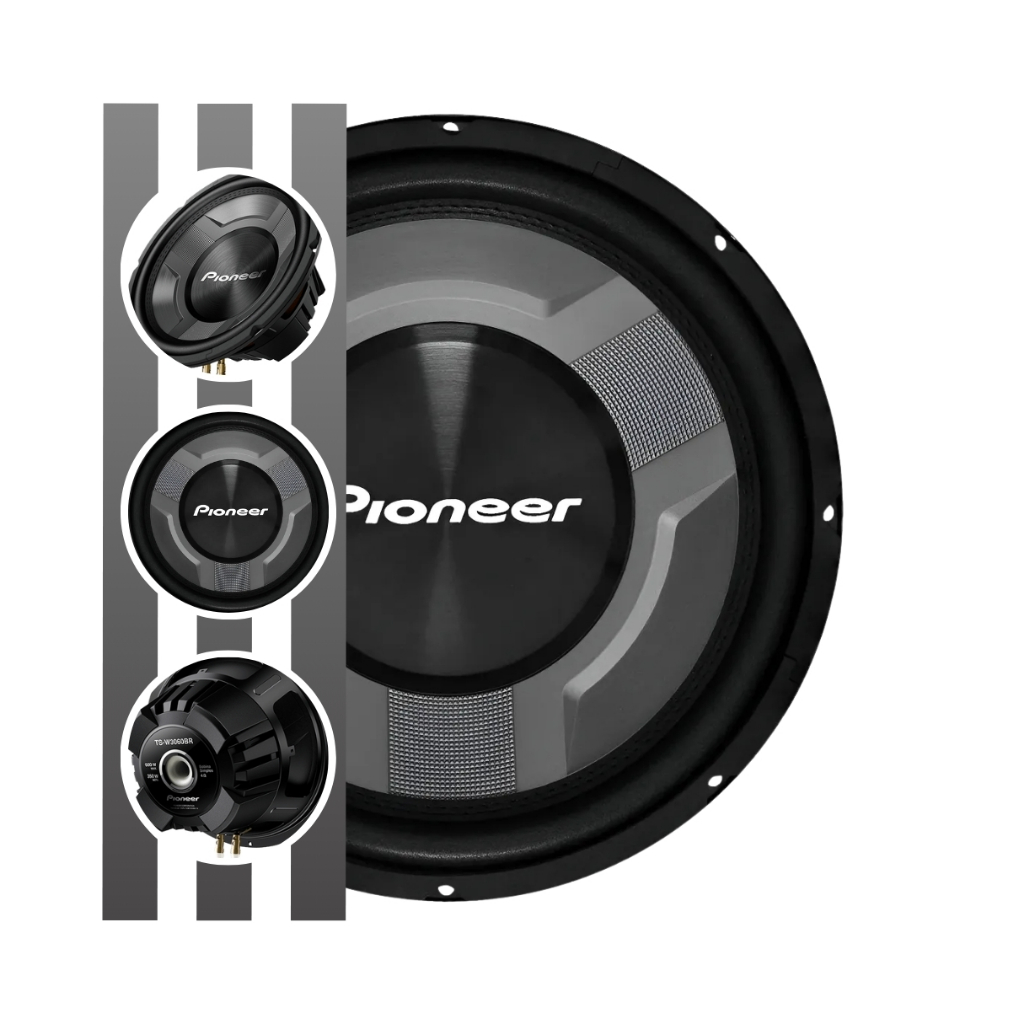 Alto Falante TS W3060br Subwoofer 12 Polegadas Bobina Simples Pioneer em Oferta na Shopee