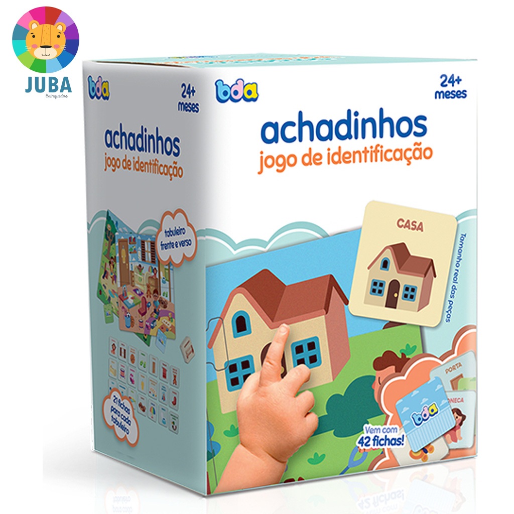 Jogo ACHADINHOS JOGO DE IDENTIFICAÇÃO Toyster - EMBALADO PARA PRESENTE