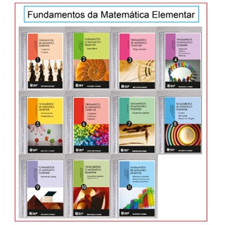 Fundamentos de Matemática Elementar Colorido, encadernado, tamanho A5, formato livreto em Oferta na Shopee