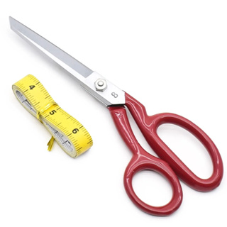 Tesoura Costura Alfaiate Lanmax Profissional Titânio Cabo Vermelho Robusta em Oferta na Shopee