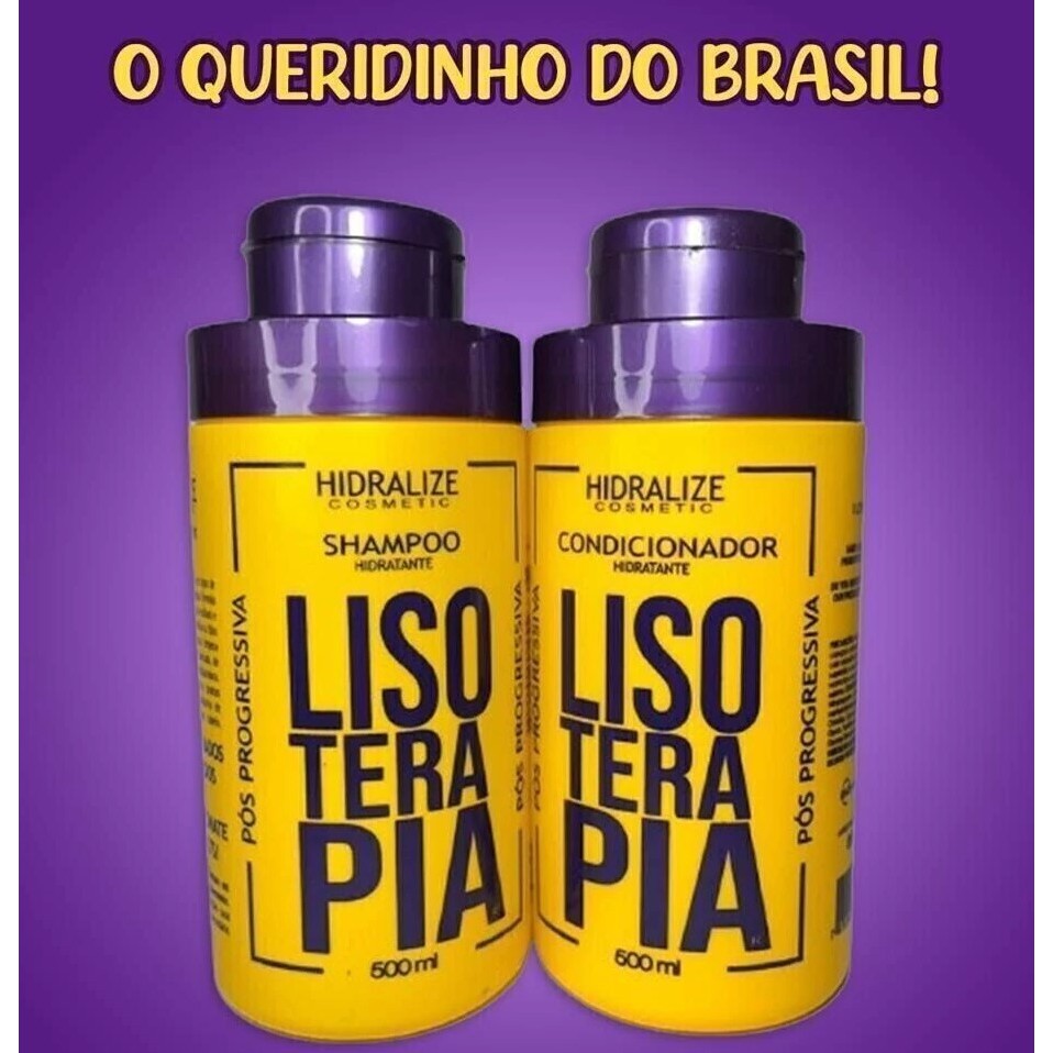 Kit Shampoo e Condicionador Pós Progressiva lisoterapia em Oferta na Shopee