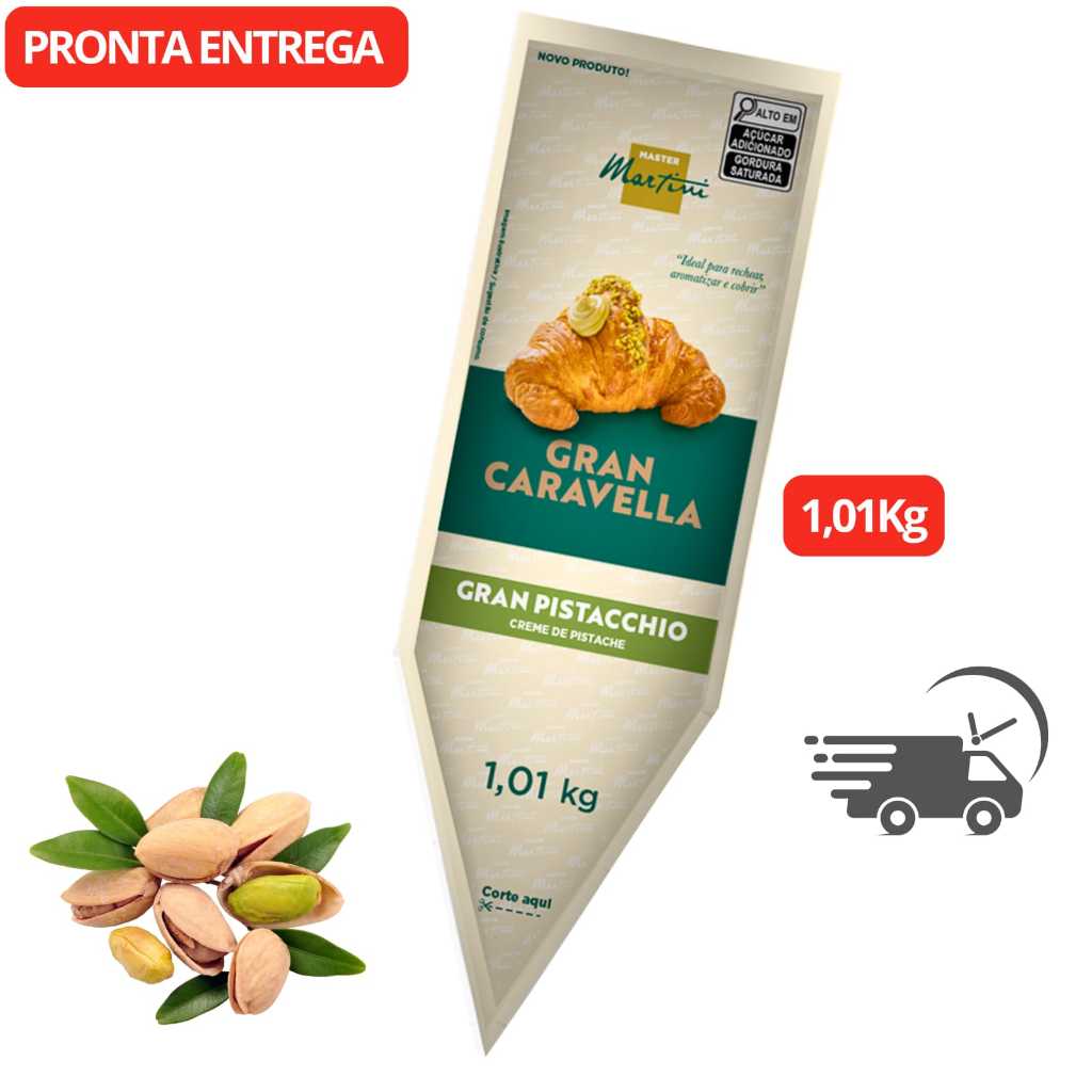 Ganache Pistache 1kg Gran Pistacchio Master Martini - Recheio Creme P/ Bolo e Doce Gourmet em Oferta na Shopee