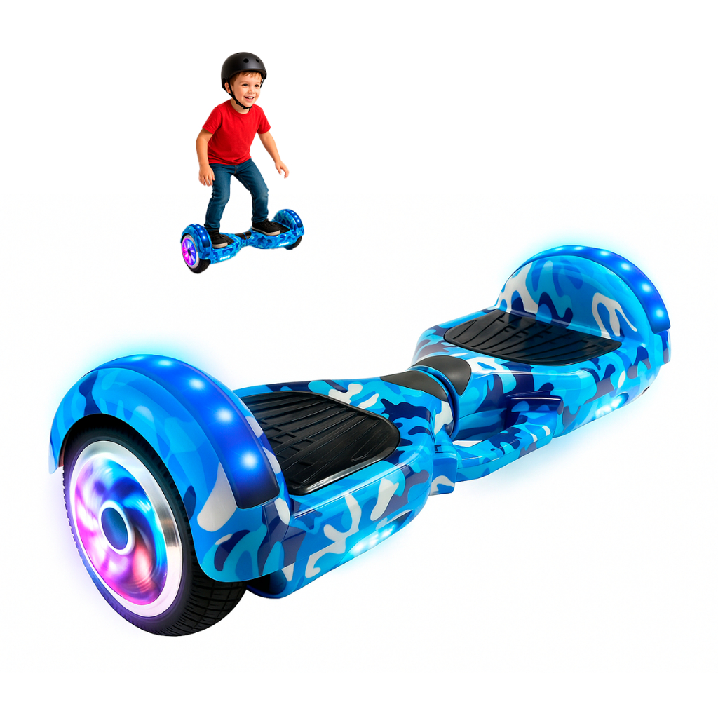 Hoverboard Overboard Skate Elétrico 6.5 Bluetooth Com Led