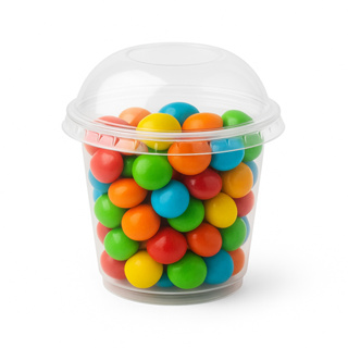 100 uni mini Copo Bolha PET 60 ml G697 - Verrine - Ideal Copo da felicidade em Oferta na Shopee