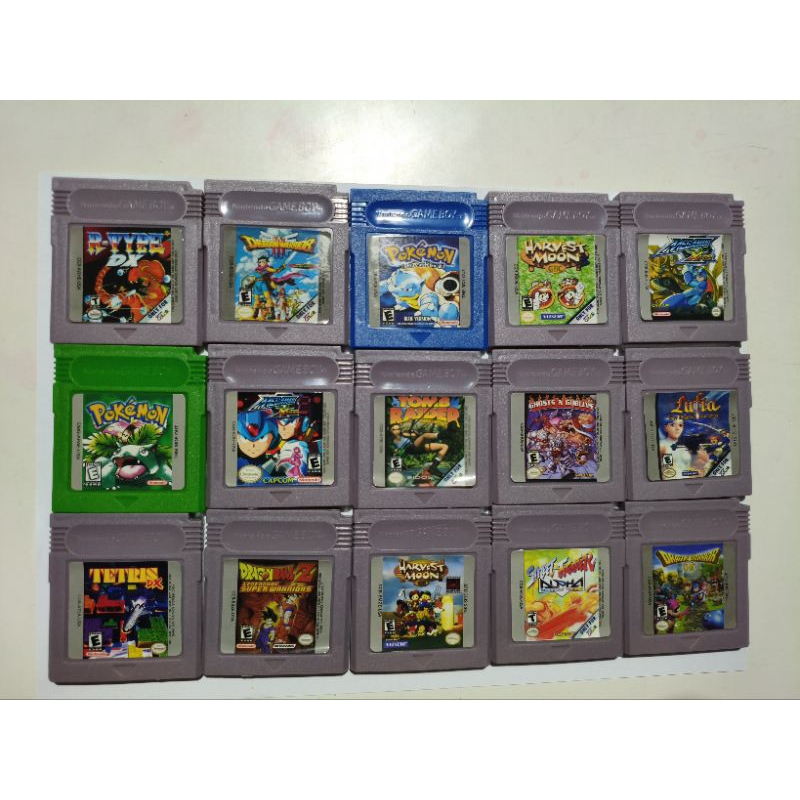 jogos game boy color pokémon harvest moon megaman