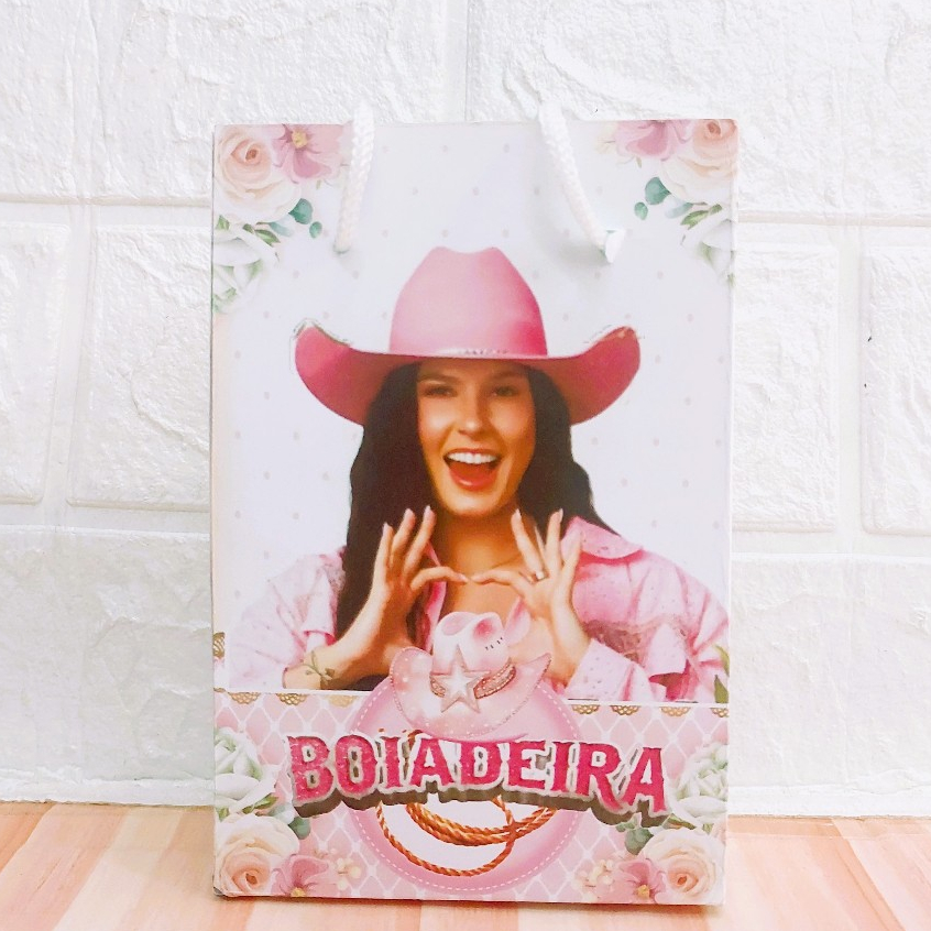 Sacolinha Surpresa Personalizada Ana Castela a Boiadeira Lembrancinha PEGUE E MONTE