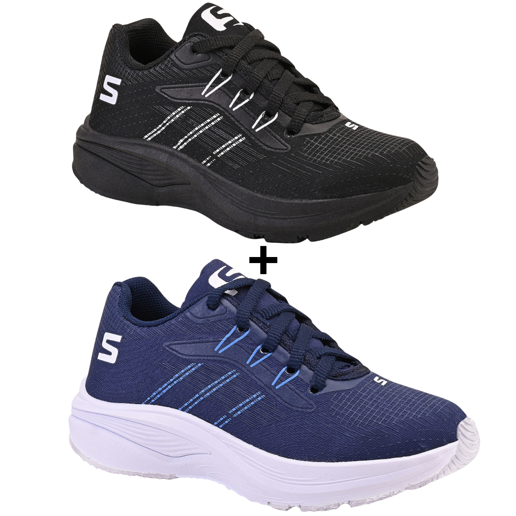 Kit Tênis Infantil Menino e Menina Escola Passeio Leve em Oferta na Shopee