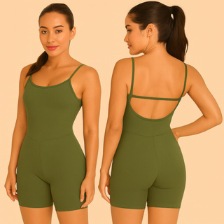 Macaquinho Fitness Alcinha Slim Zero Transparência Forrado Academia Macacão Crossfit em Oferta na Shopee