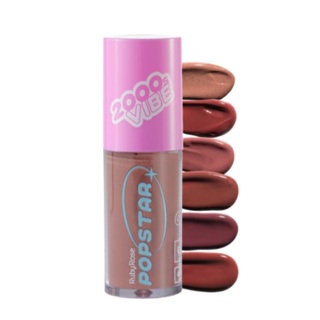Gloss Tint Ruby Rose Glam Girl Linha Popstar HB L6603 6 Cores Duradouras em Oferta na Shopee