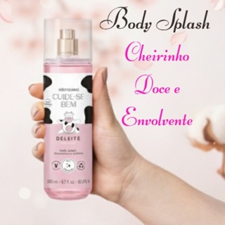 Body Splash Deleite Cuide Se Bem O Boticário 200 ml em Oferta na Shopee