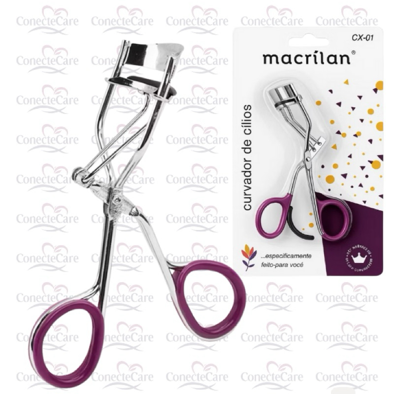 Curvex Curvador de Cílios Macrilan CX-01 com Borracha Extra | Curvatura Perfeita e Natural, ORIGINAL!