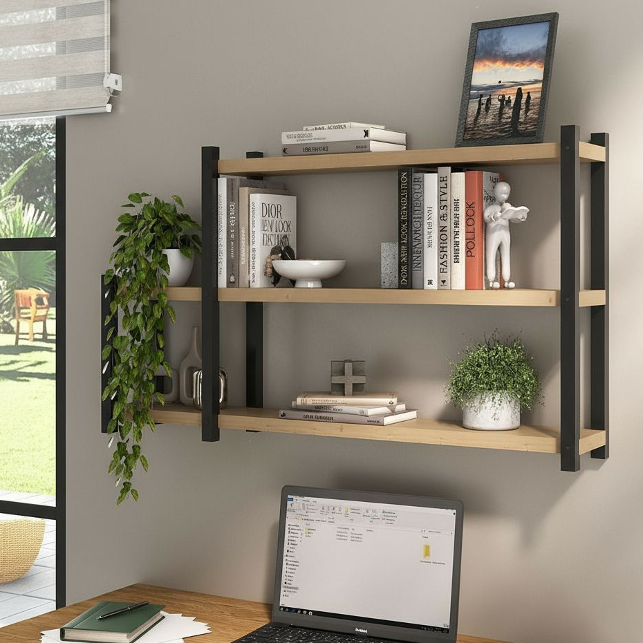 O que é Prateleira Flutuante Estilo Industrial? Guia e Onde Comprar | BuscaProdutos