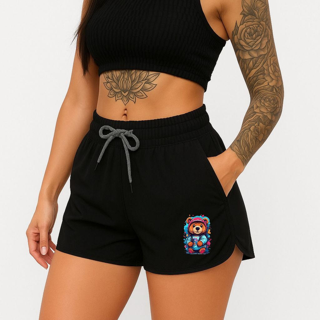 Short Feminino Fitness Tactel Elastano – Confortável, Leve e com Bolso