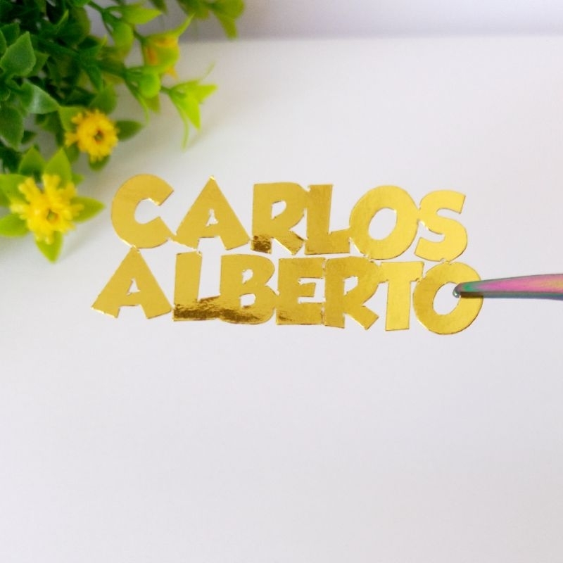 10 Apliques de Nome Composto Personalizados - Nome composto para lembrancinhas