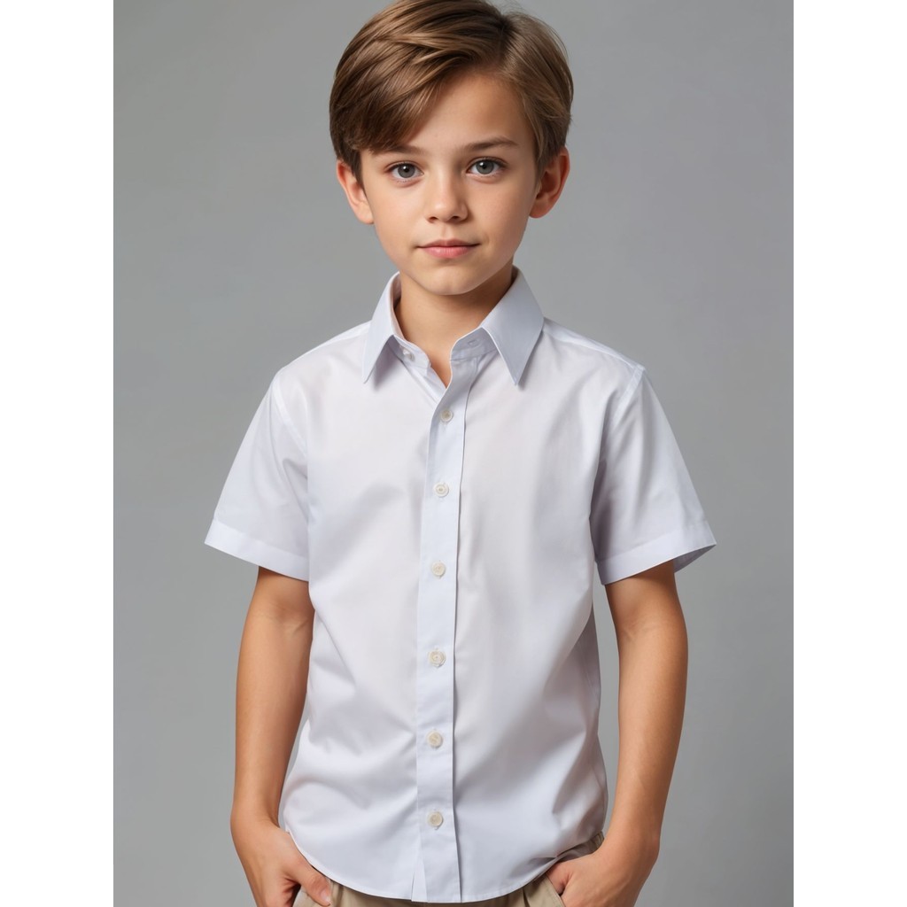 Camisa Social Infantil Menino Manga Curta e Manga Longa Premium Roupa Social - ENVIO IMEDIATO !!!
