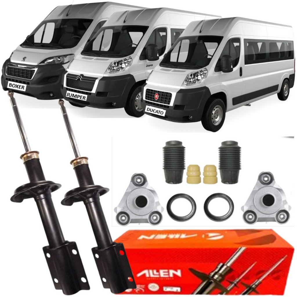 Amortecedor Dianteiro Coxim Batente Coifa Ducato Jumper Boxer 95 a 2017