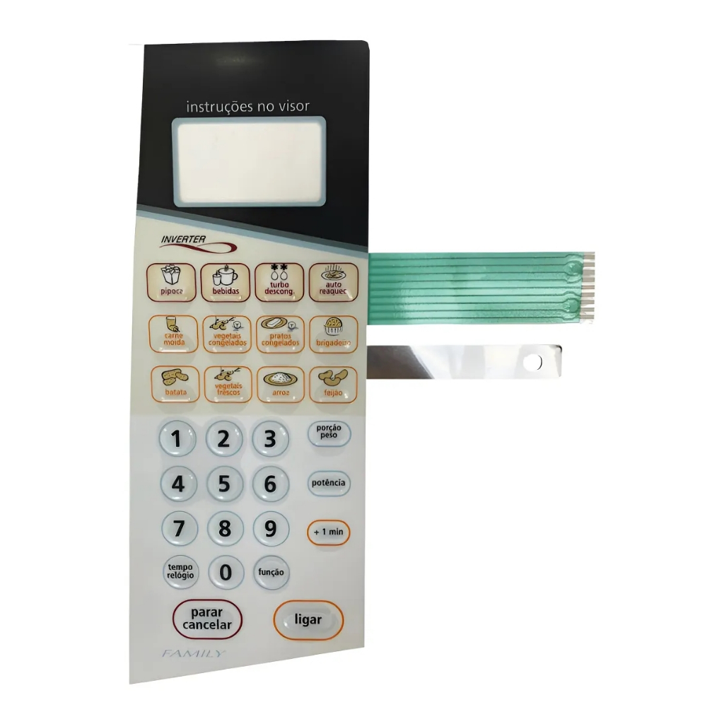 Membrana Teclado Microondas Panasonic Nns65 - Nns 65 - Nn S65