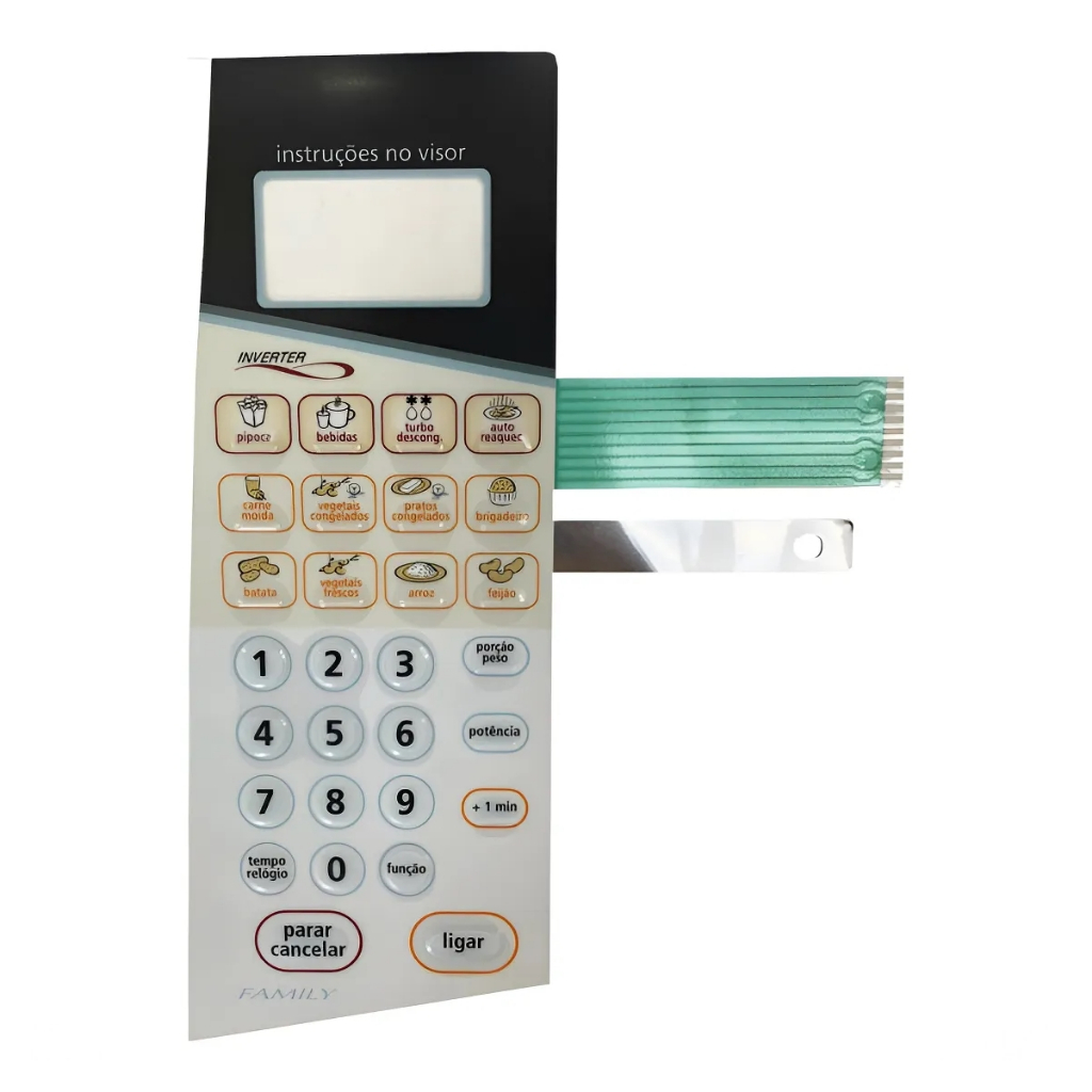 Membrana Teclado de Microondas Panasonic Nns65 / Nns 65
