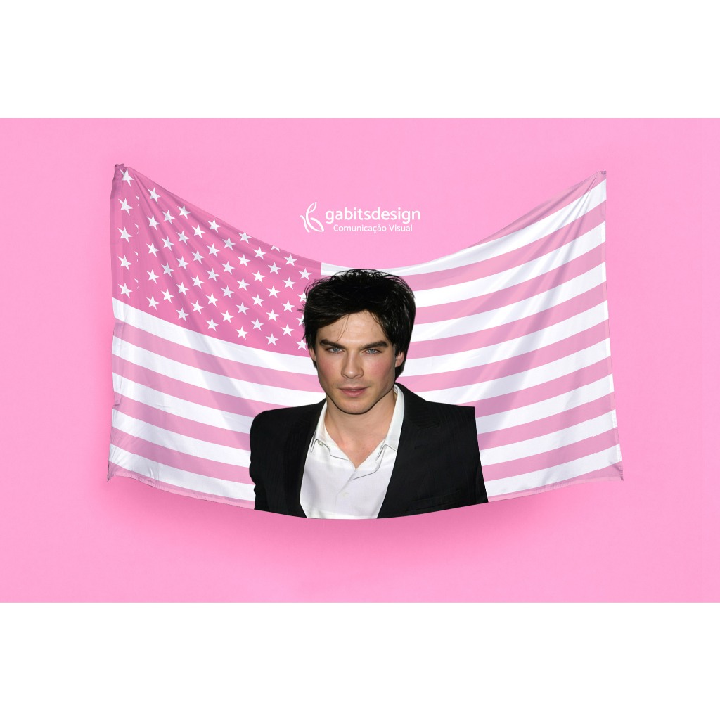 Bandeira Ian Somerhalder – Ator de “The Vampire Diaries” & “Lost”