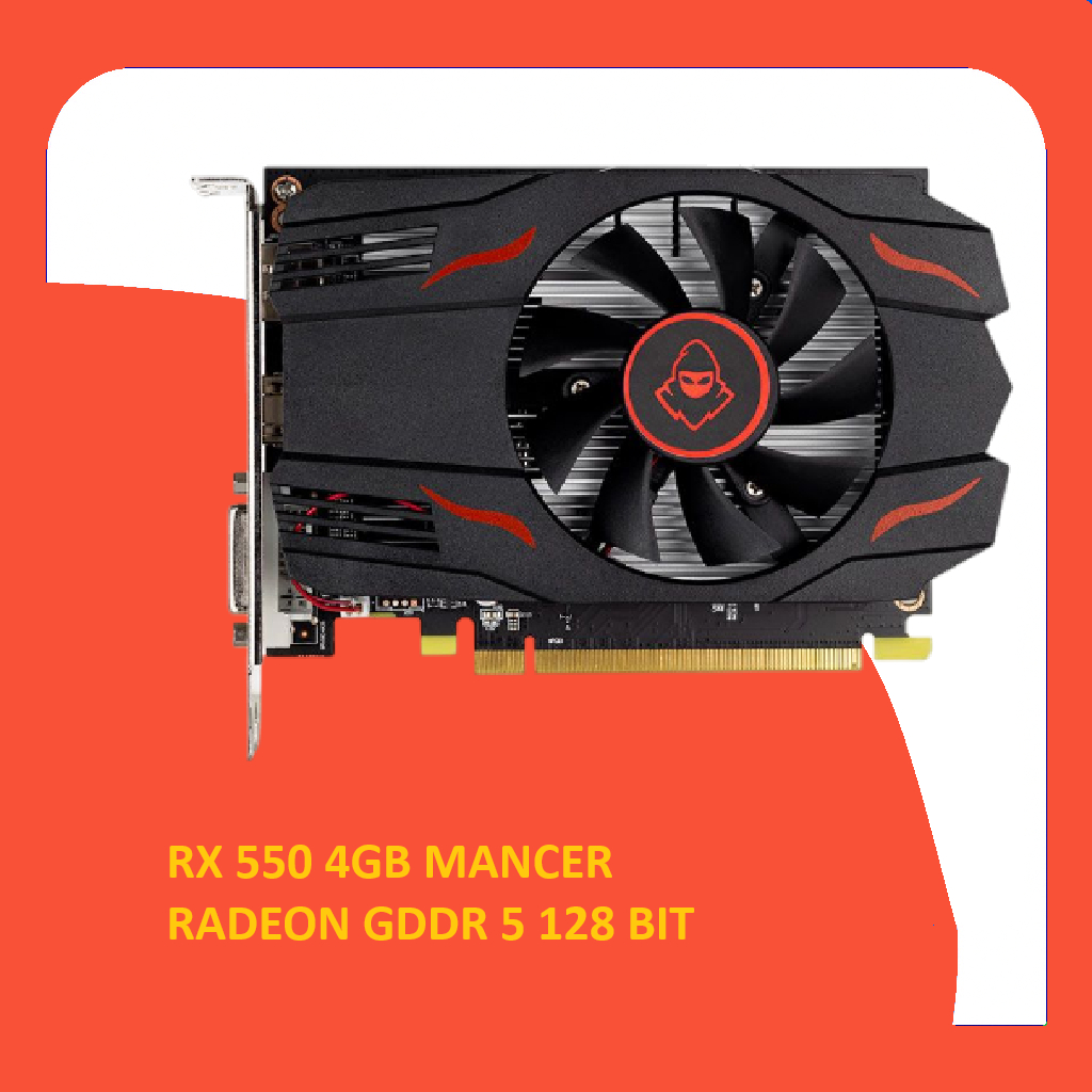 Placa de Video Mancer VXpro Radeon RX 550, 2GB, GDDR5, 128-bit