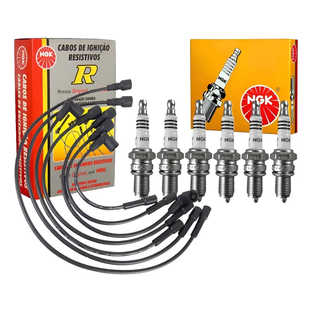 Cabo E Vela Ignição Gol Saveiro Voyage 1.6 8v G5 G6 Stv25 Preto