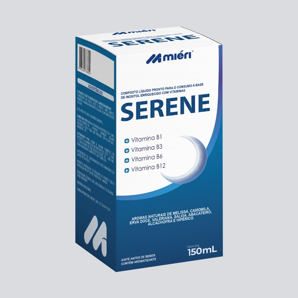 Serene 150ml - Vitaminas B1,B3,B6,B12 -Aromas Melissa,Camomila,Erva Doce,Valeriana,Salvia,Alcachofra em Oferta na Shopee