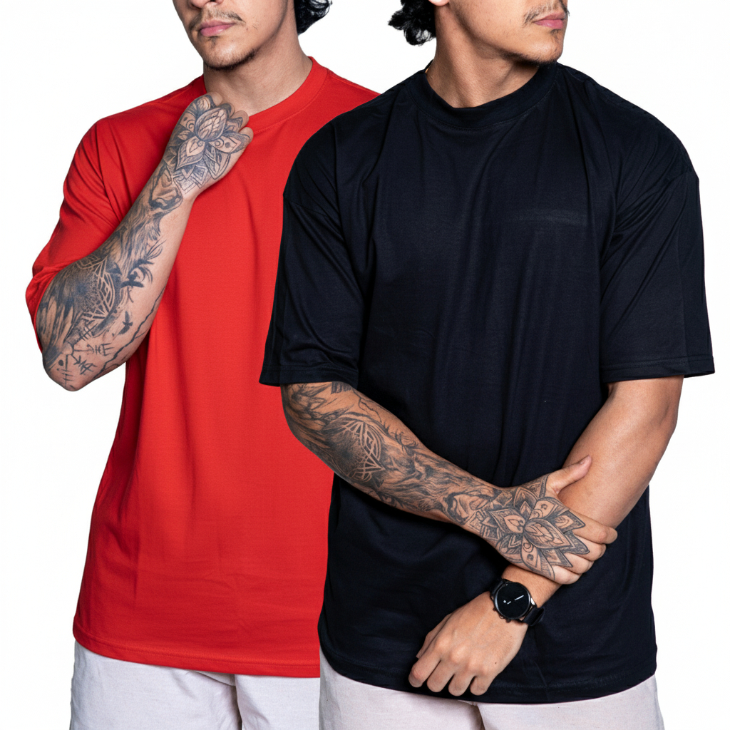 Camiseta Masculina Oversized Treino Academia Gym Estilo Urbano Básica Algodão