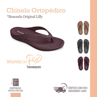 Chinelo Ortopédico Boaonda Original Lilly Anatômico Confortável Massageador Para Fascite Plantar Esporão Melhor Preço em Oferta na Shopee
