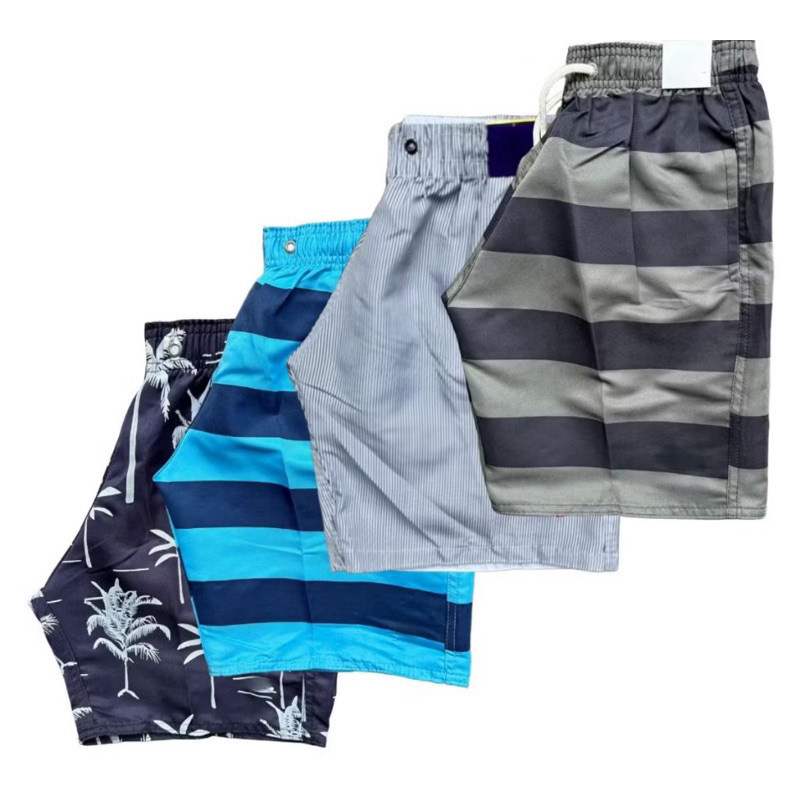 Kit 03 Shorts Mauricinho Infantil Juvenil menino Táctel Premium Verão 02 ao 16 ( Estampas Variadas)