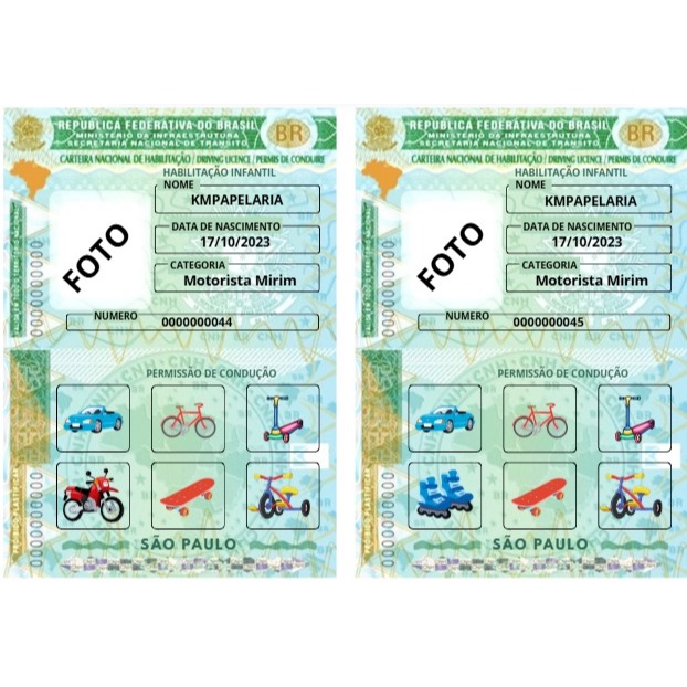 Habilitação infantil diversão garantida em Oferta na Shopee