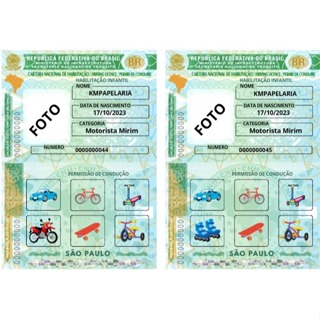 Habilitação infantil diversão garantida em Oferta na Shopee