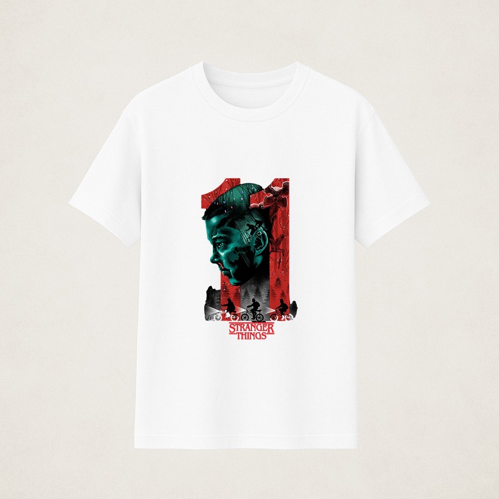 Camiseta Blusa T-shirt Estampada Personalizada Serie Stranger Things 100% Algodão P ao G3 Plus Size