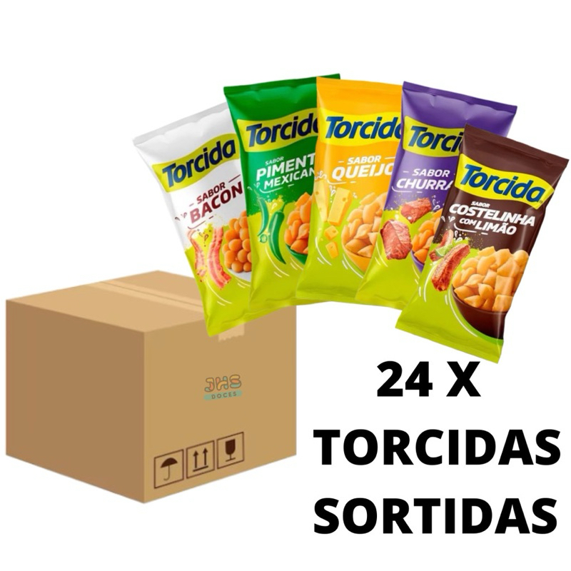 Caixa de Salgadinho Torcida - Comprar com Melhor Preço em Lanches