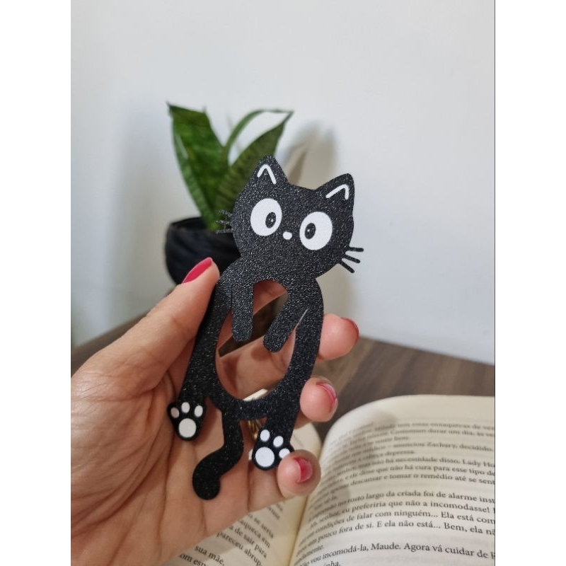 Marcador de Páginas - Gatinho fofinho | 1 Unidade | Para Amantes De Livros | Vieco 3D
