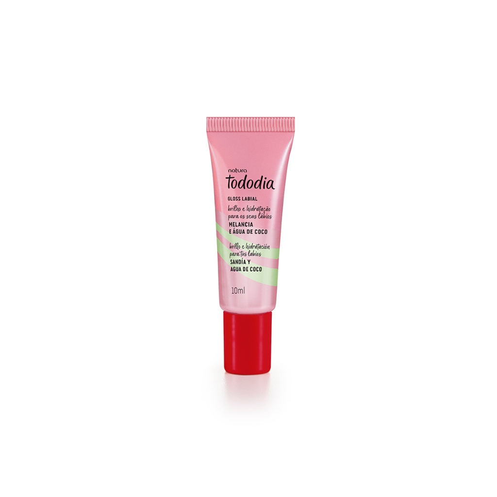 Gloss Labial Tododia Melancia e Água de Coco 10 ml