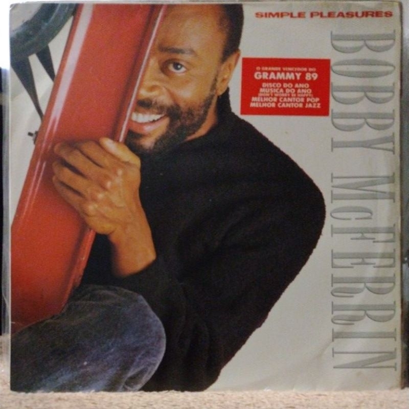 LP disco de vinil - Bobby McFerrin - Simple Pleasures 1988