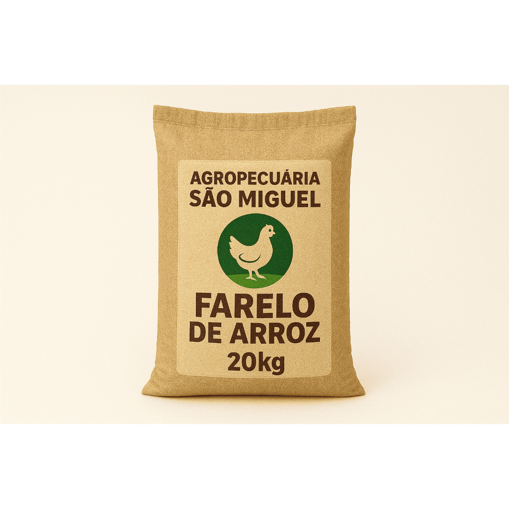 Farelo ARROZ - 20kg Para Ceva e Massa de Pesca Engorda - ENTREGA IMEDIATA
